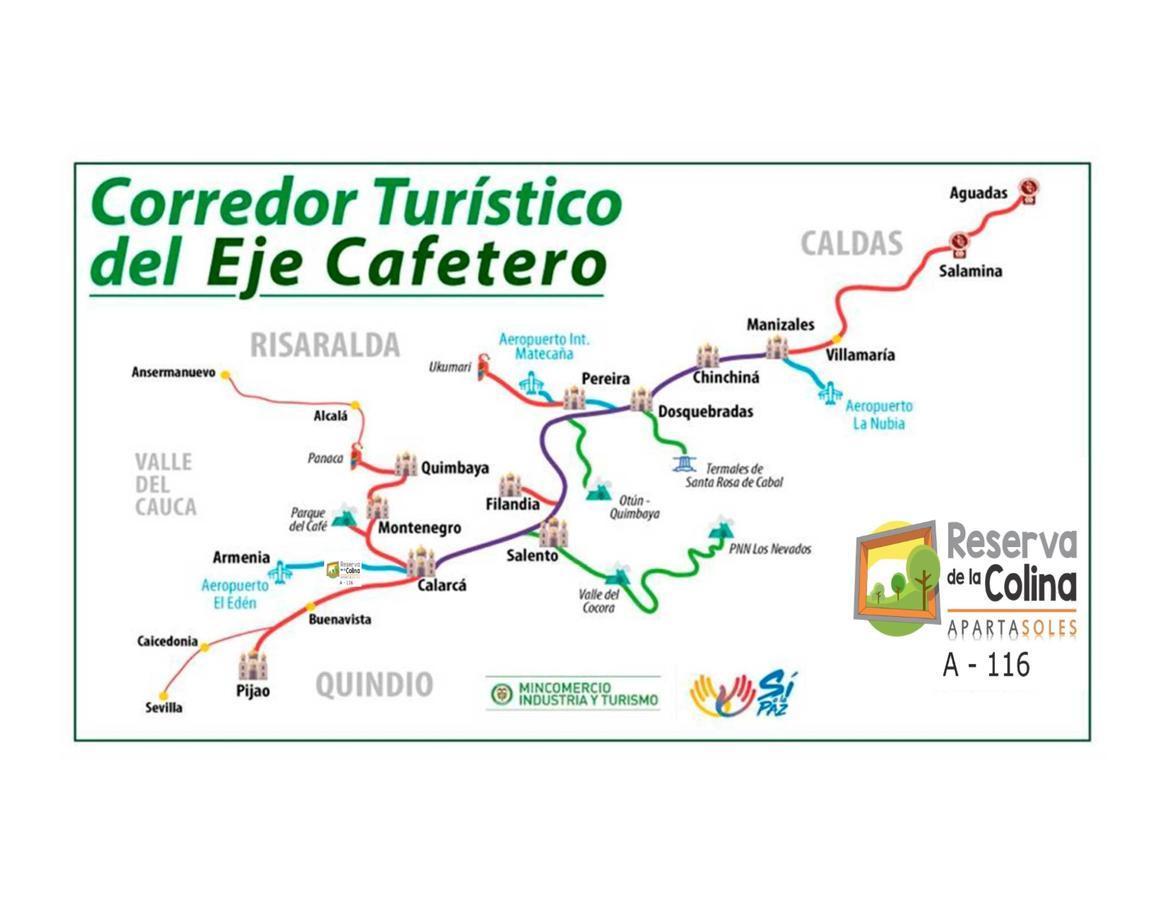Eje Cafetero - Cerca Parque Del Cafe - Tebaida Apartment *